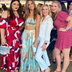 Multicolored two piece set